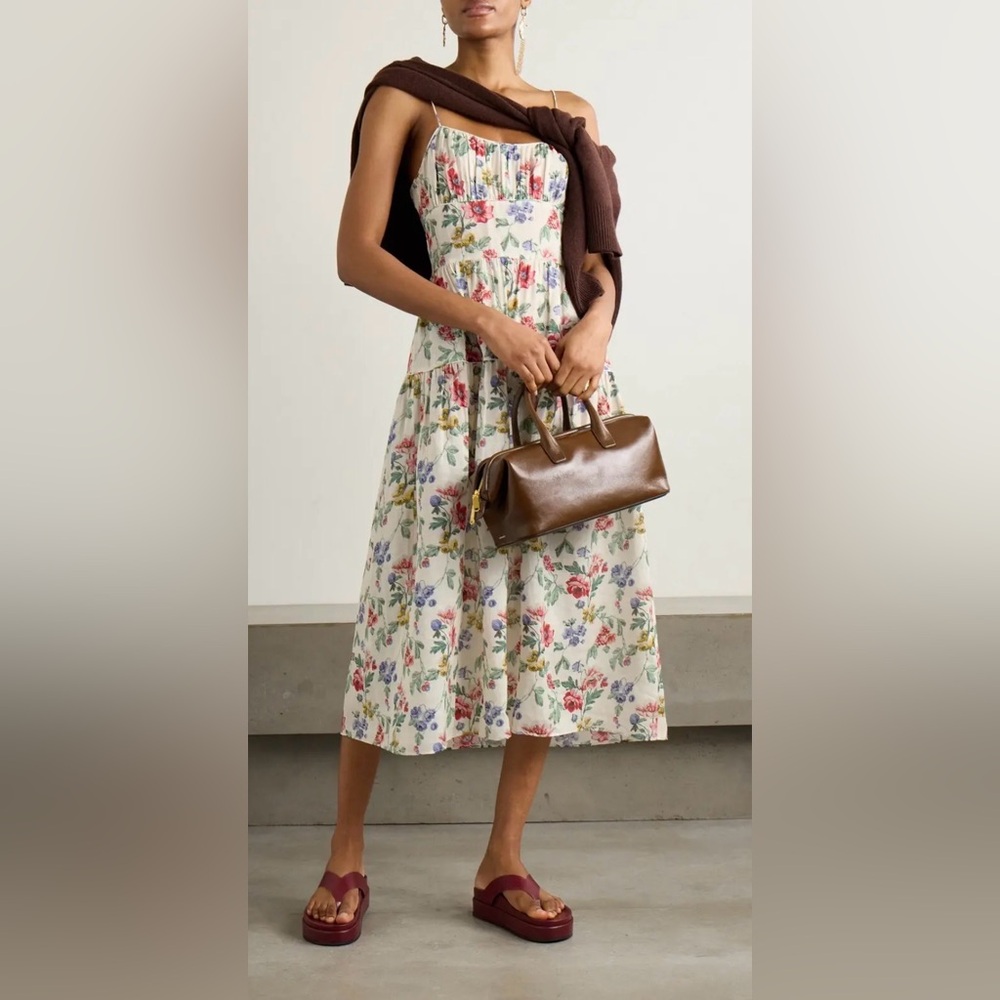 DÔEN Benoit Midi Dress (NWT)